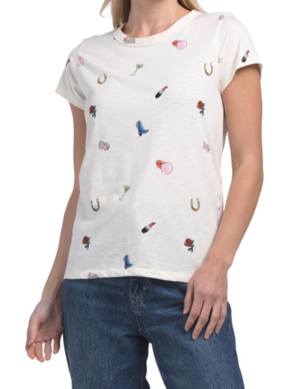 RAG & BONE All Over Patch Tee